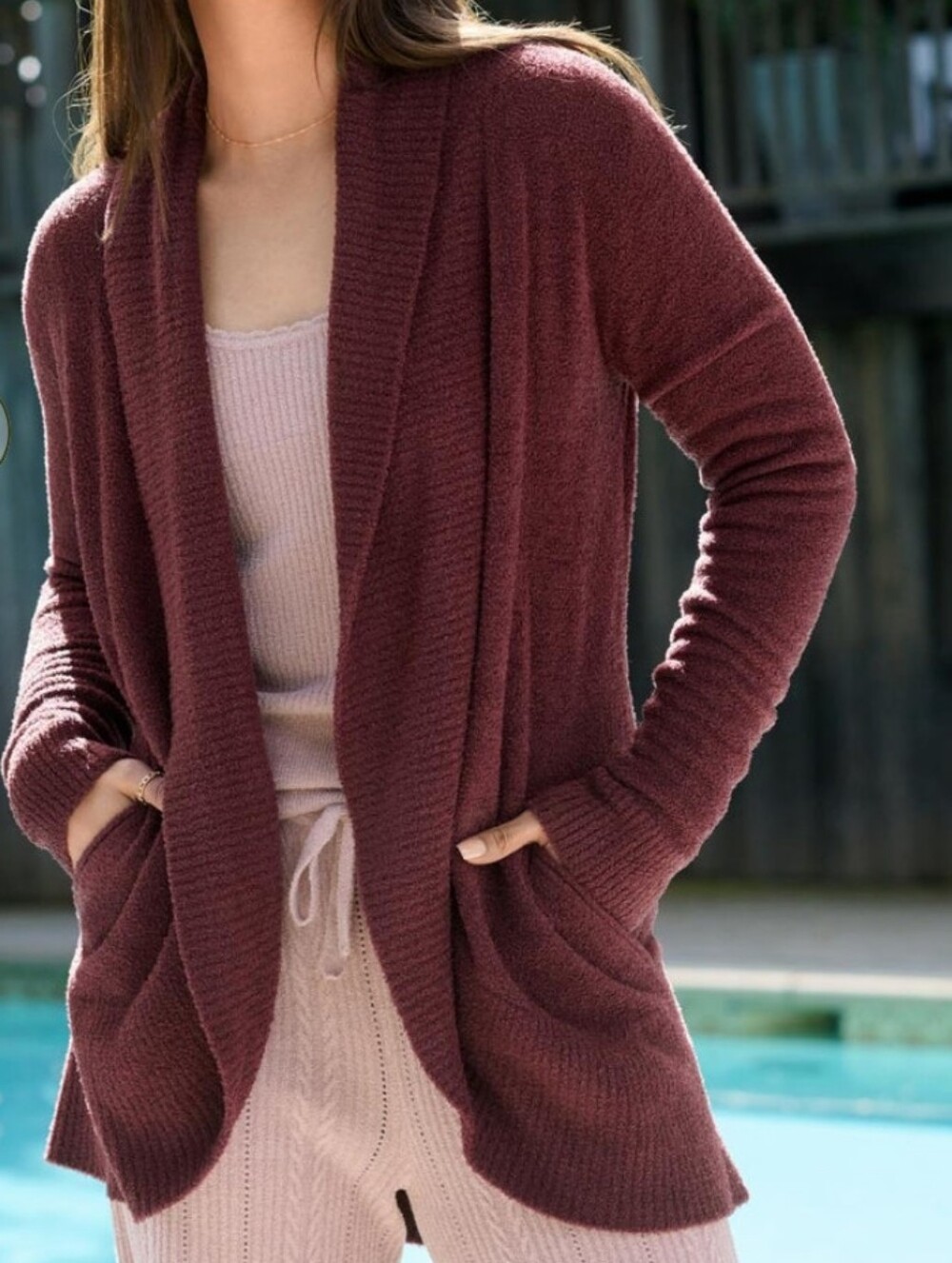 Barefoot Dreams CozyChic Lite Circle Cardi..XS/S
